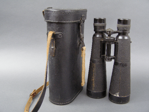 Original German WWII Hensoldt-Wetzlar 7 X 56 Binoculars With