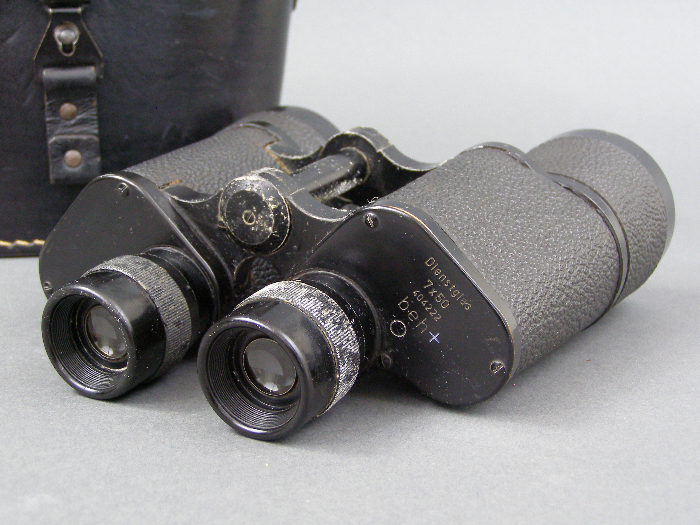 Original German WWII 7x50 Binoculars (Dienstglas) With Case