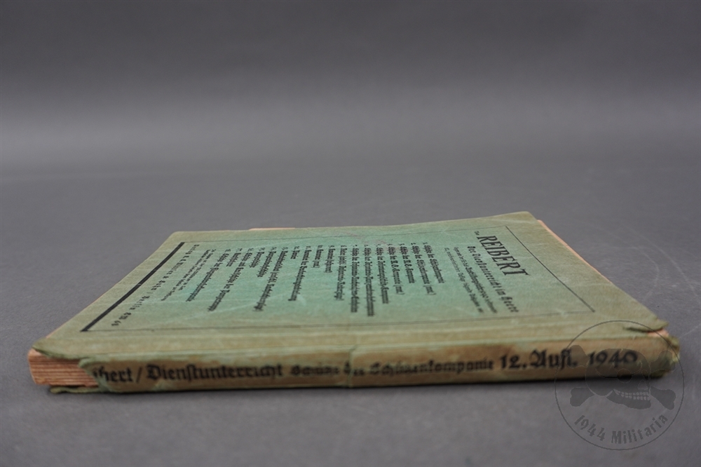 Original German WWII Der Dienst-Unterricht Im Heere 