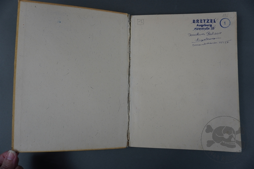 Original WWII German Balkenkreuz over Desert Sands Book
