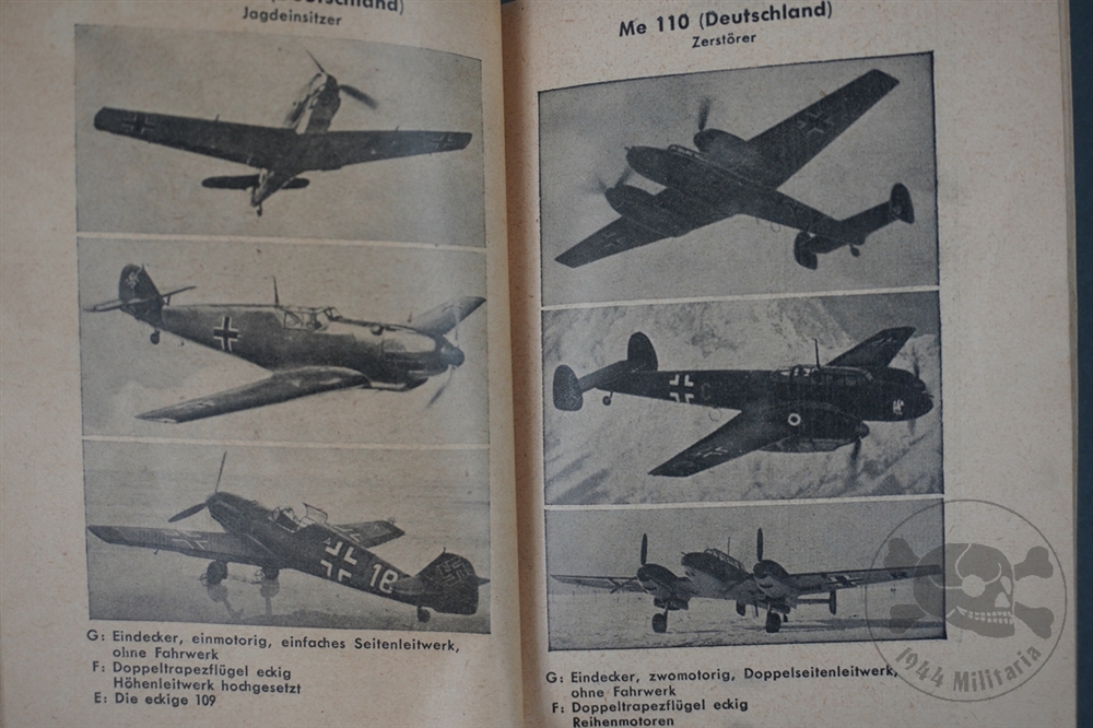 Original German WWII “Kriegsflugzeuge” Aircraft Recognition Book