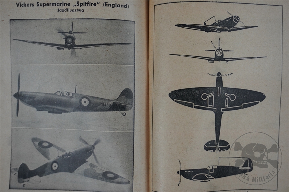 Original German WWII “Kriegsflugzeuge” Aircraft Recognition Book