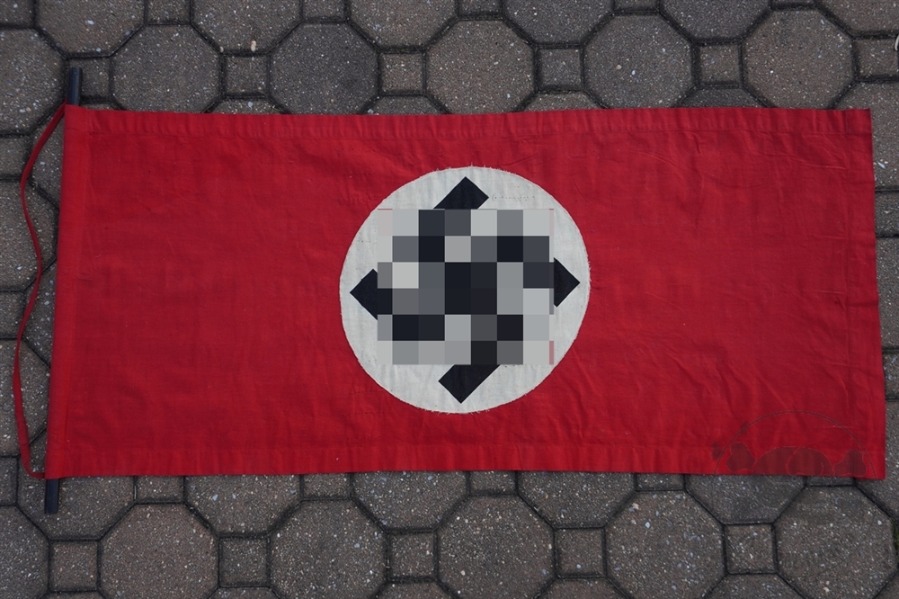 Original Third Reich Single Sided National Banner Flag 40