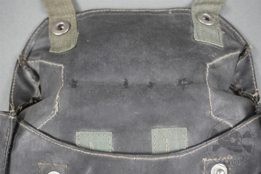 Original German WWII Large Rubberized Gas Cape Bag (Gasplane Tasche)