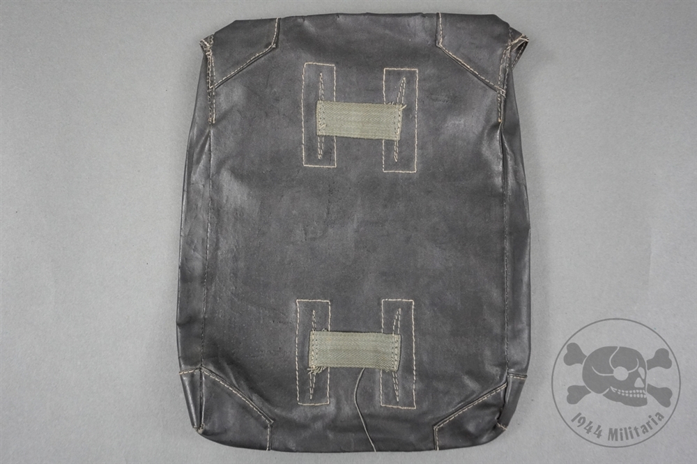 Original German WWII Large Rubberized Gas Cape Bag (Gasplane Tasche)