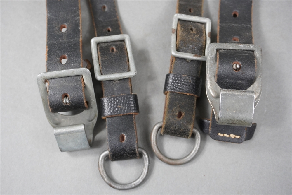 Original German WWII Leather Combat Y-Straps