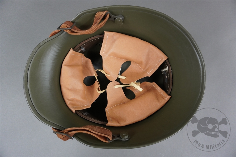 Original German WWI Refurbished M16 Helmet (Stahlhelm) Size 64 Shell
