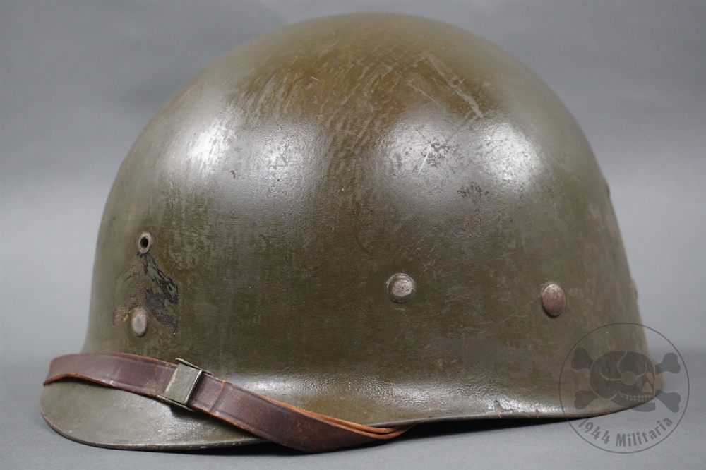 Original US WWII M1 Helmet Liner with Chinstrap by Westinghouse