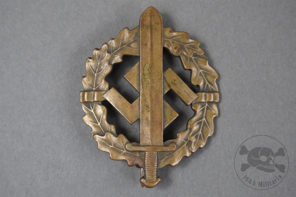 Original Third Reich Bronze Grade SA Sports Badge #9456 by L. Chr. Lauer