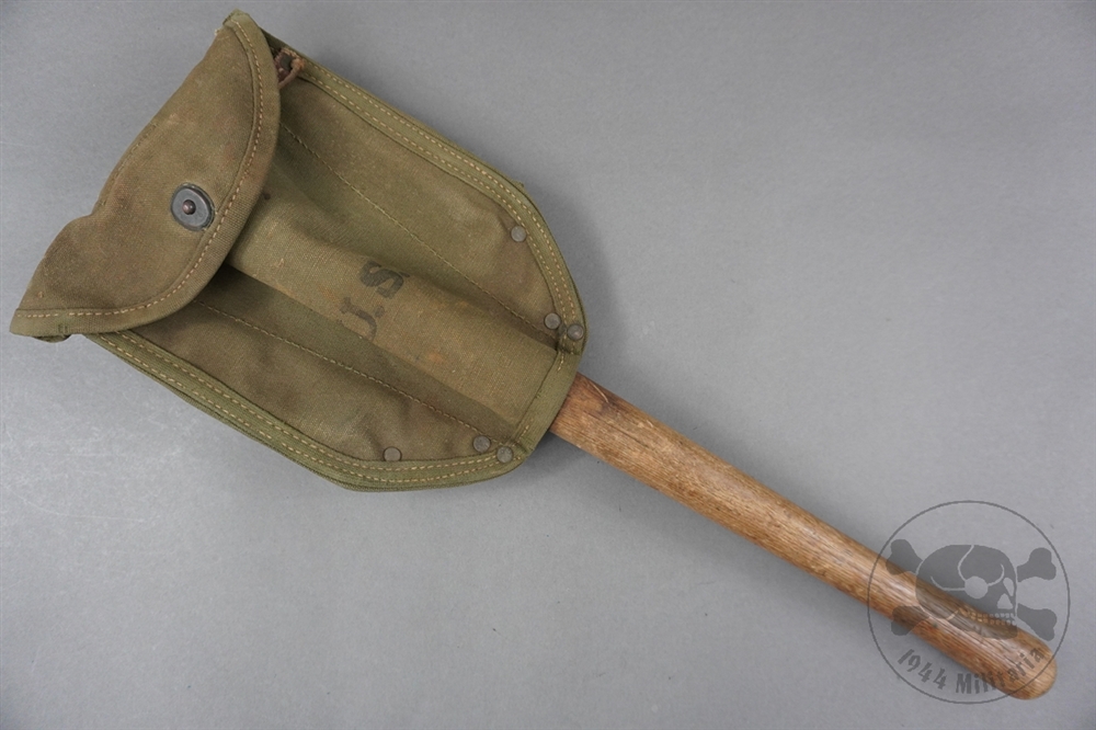 Original U.S. WWII M1943 Folding Shovel With Second Model Carrier