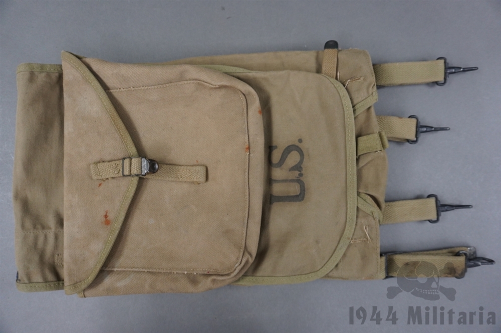 Original US WWII M-1928 Haversack Field Pack Dated 1943